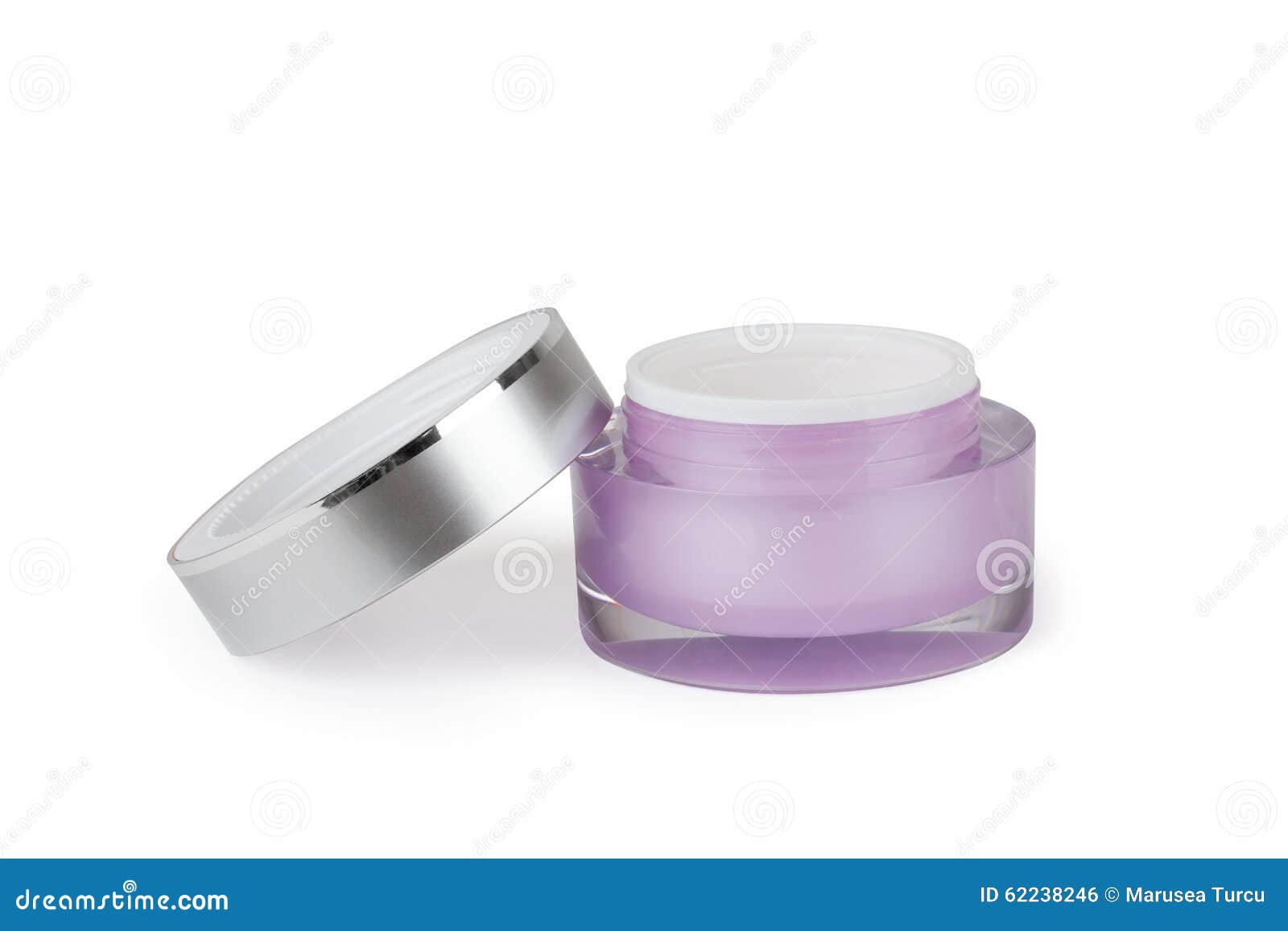 Purple container of cream stock photo. Image of skin 62238246