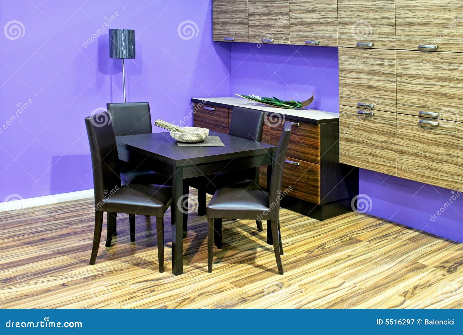 Purple dinning room stock image. Image of furniture, dinning - 5516297