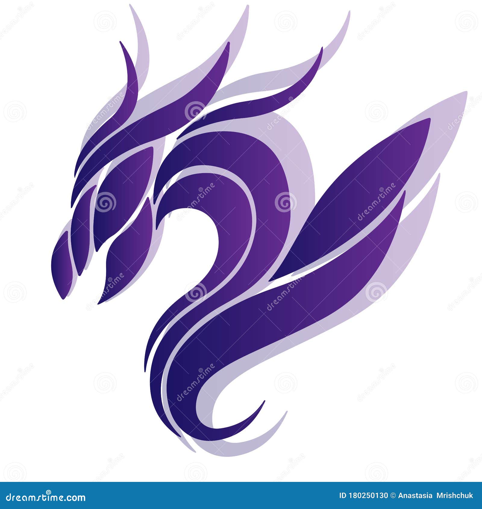 Premium Vector  Dragon logo template