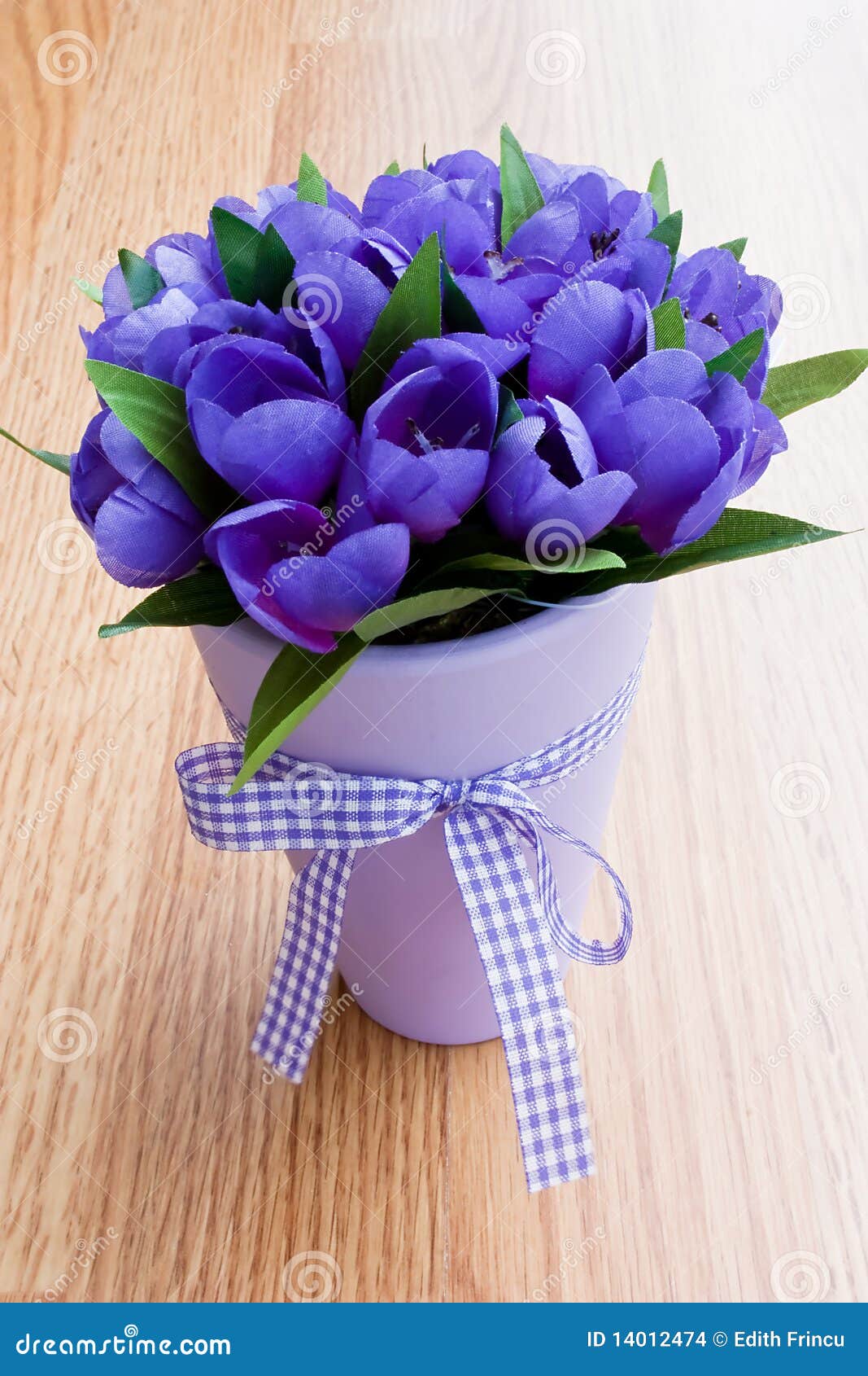 Purple flowers in a vase stock photo. Image of decoration 14012474