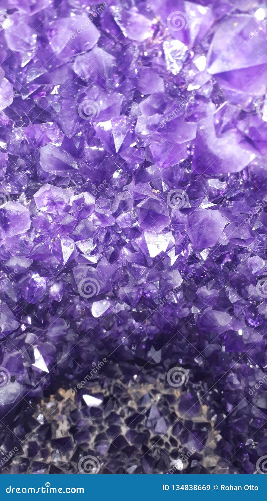 Purple geode edit stock image. Image of rock, crystal - 134838669