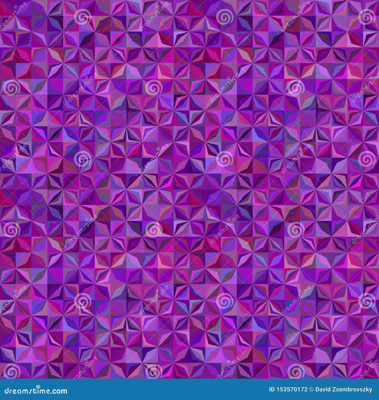 Purple Geometrical Stripe Mosaic Tile Pattern Background - Vector Floor
