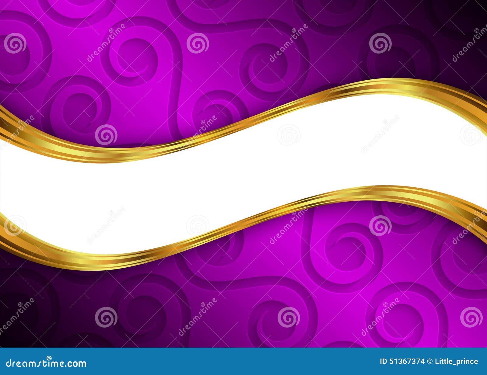 Purple and Gold Abstract Background Template for Website, Banner ...