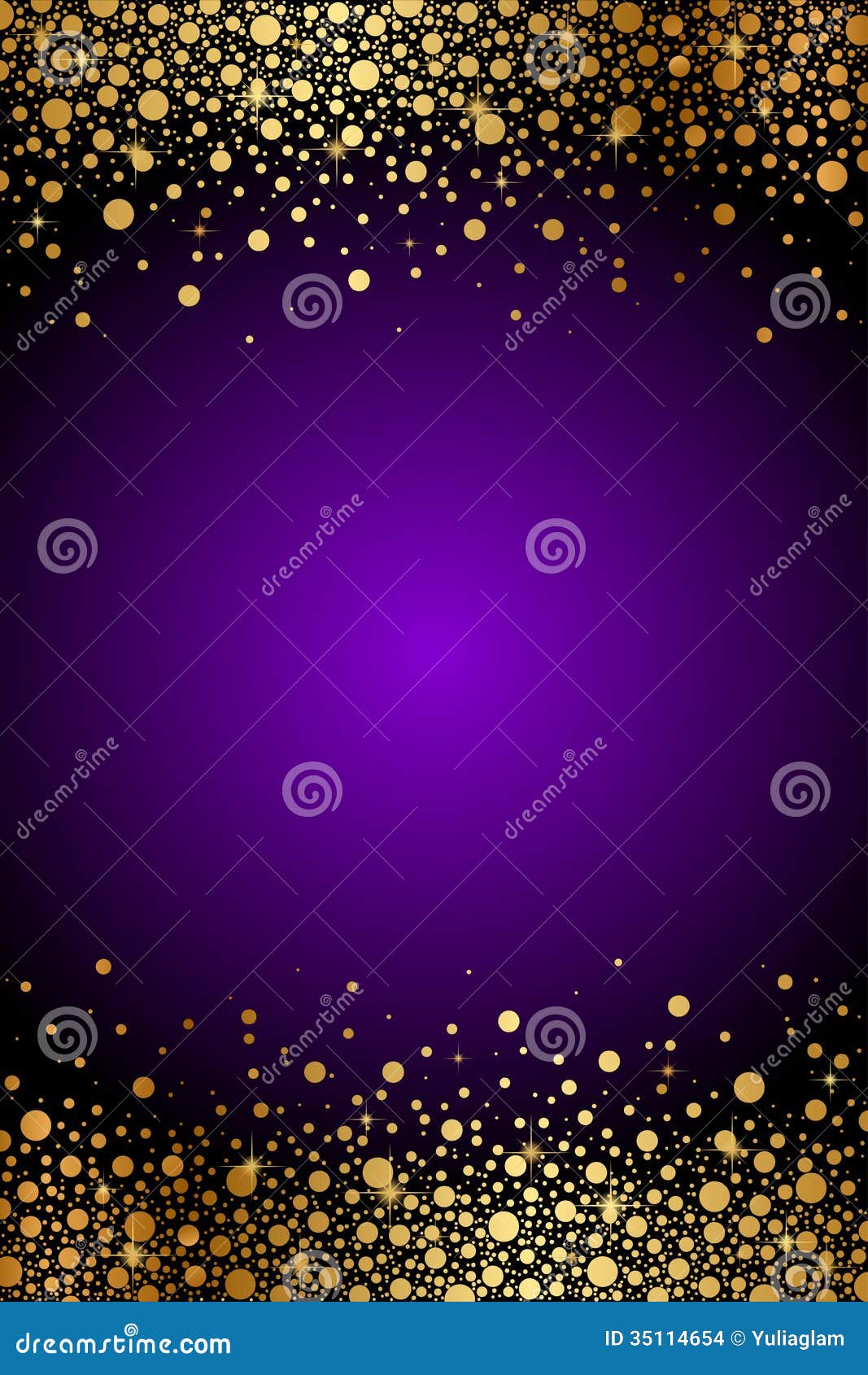 Purple And Gold Luxury Background Stock Images - Image: 35114654
