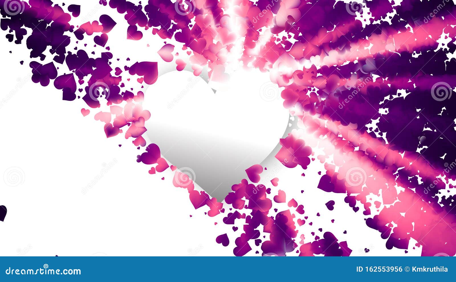 Purple Heart Wallpaper Background Stock Vector - Illustration of purple,  heart: 162553956