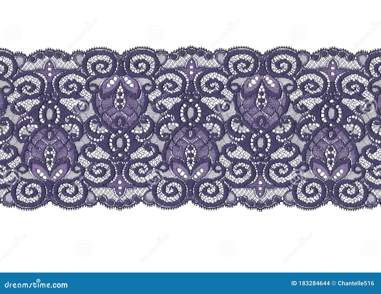 Purple Lace on White Background Stock Photo - Image of clothing, lace:  183284644
