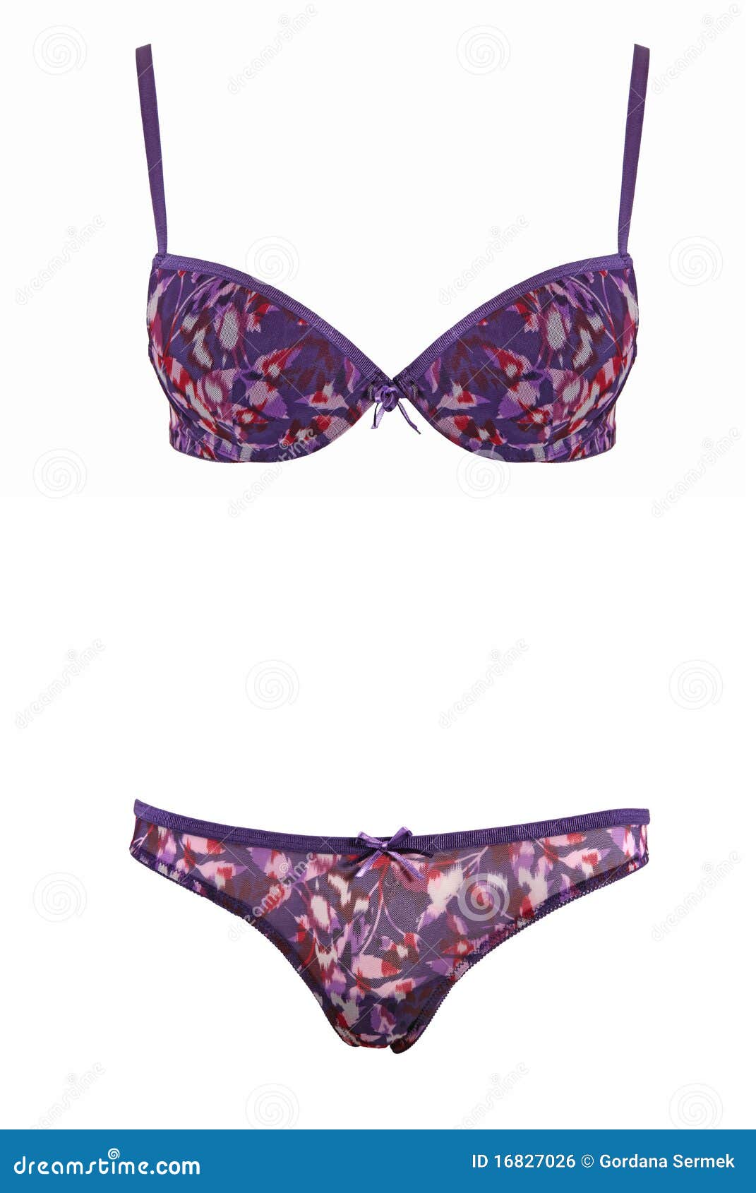 Purple Lingerie Royalty Free Stock Image - Image: 16827026