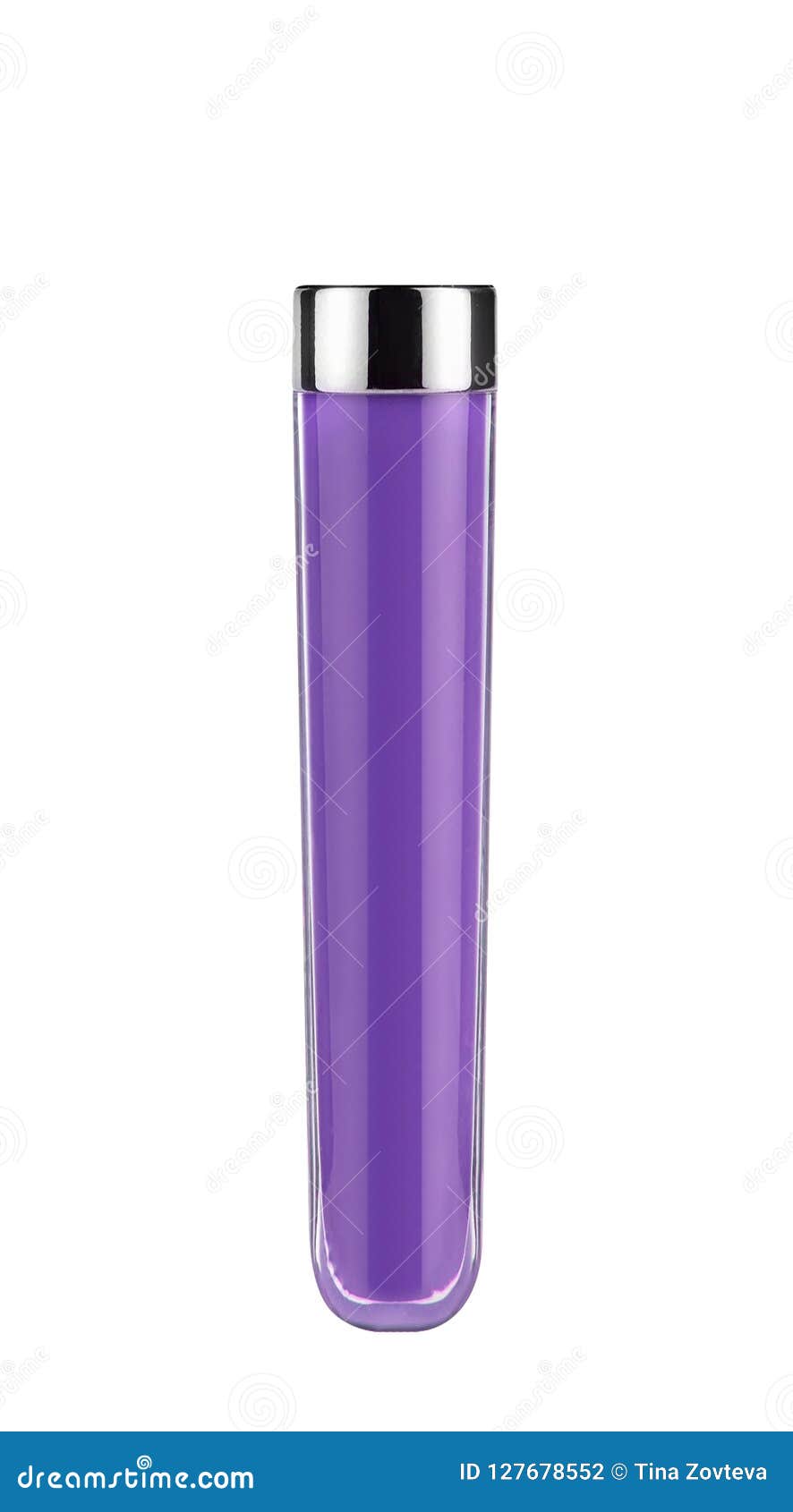 Purple Liquid in Test Tube stock photo. Image of scientific 127678552