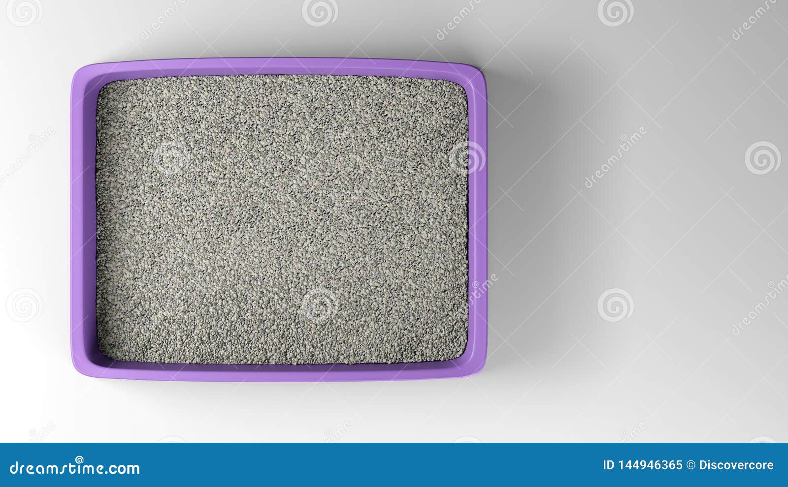 purple litter box