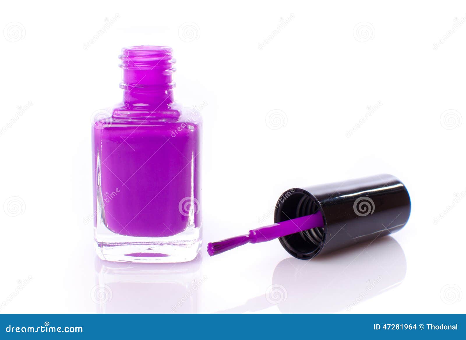 Purple nail polish stock photo. Image of fingernail, color - 47281964