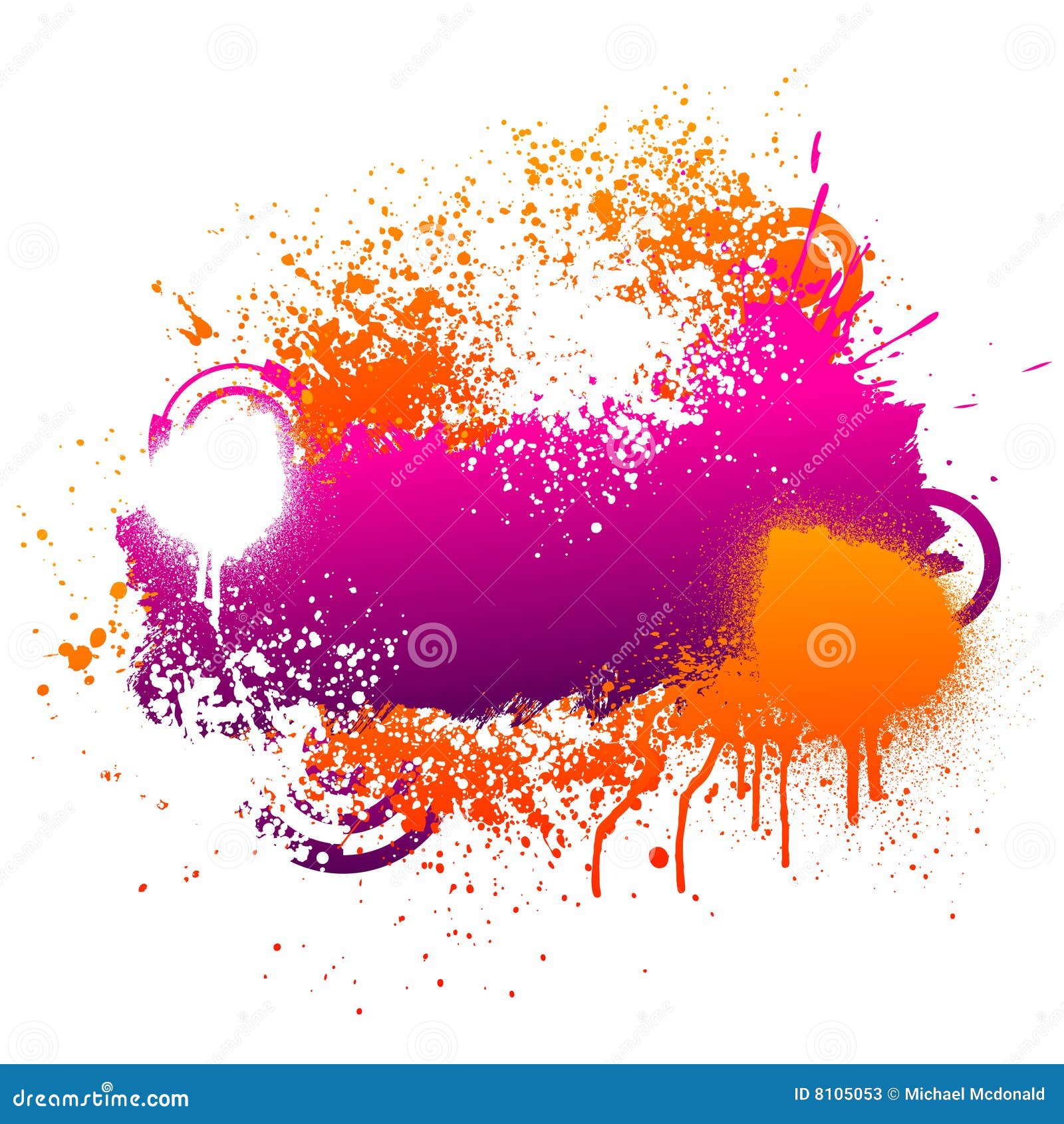 Orange Paint Splatter Stock Illustrations – 19,870 Orange Paint