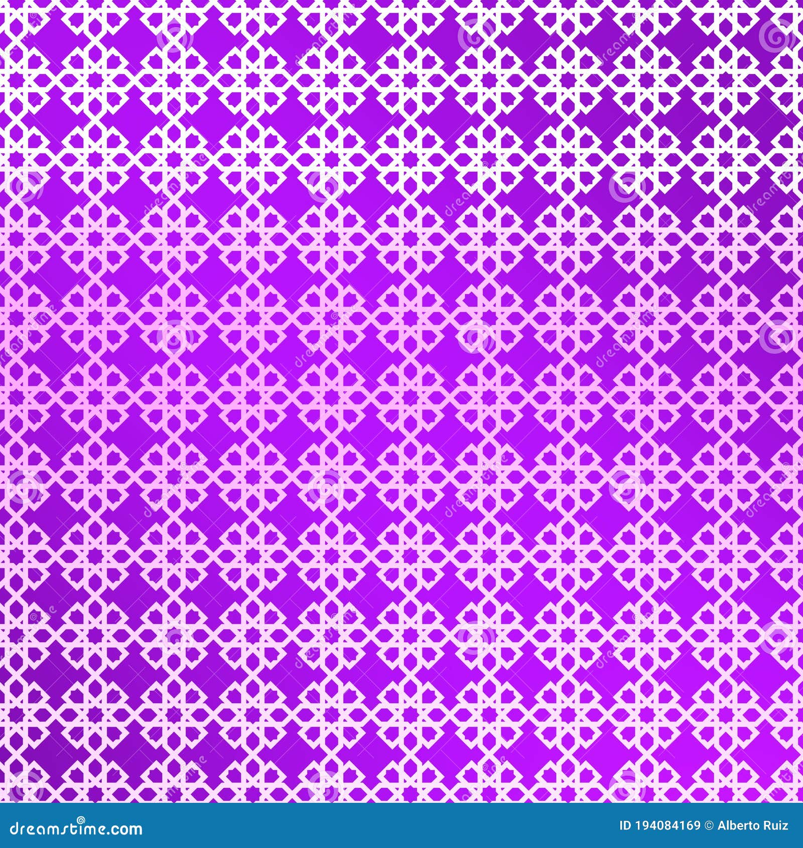 Purple Patten of Lcontemporary Ã¡rab Illustration Stock Illustration ...