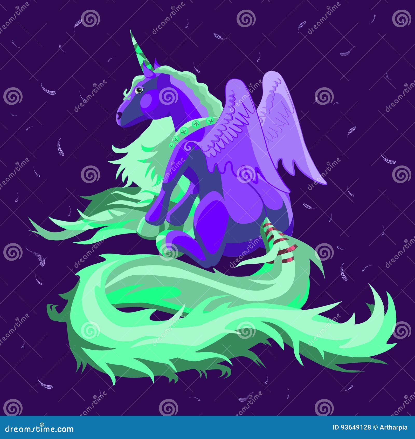 pegasus purple