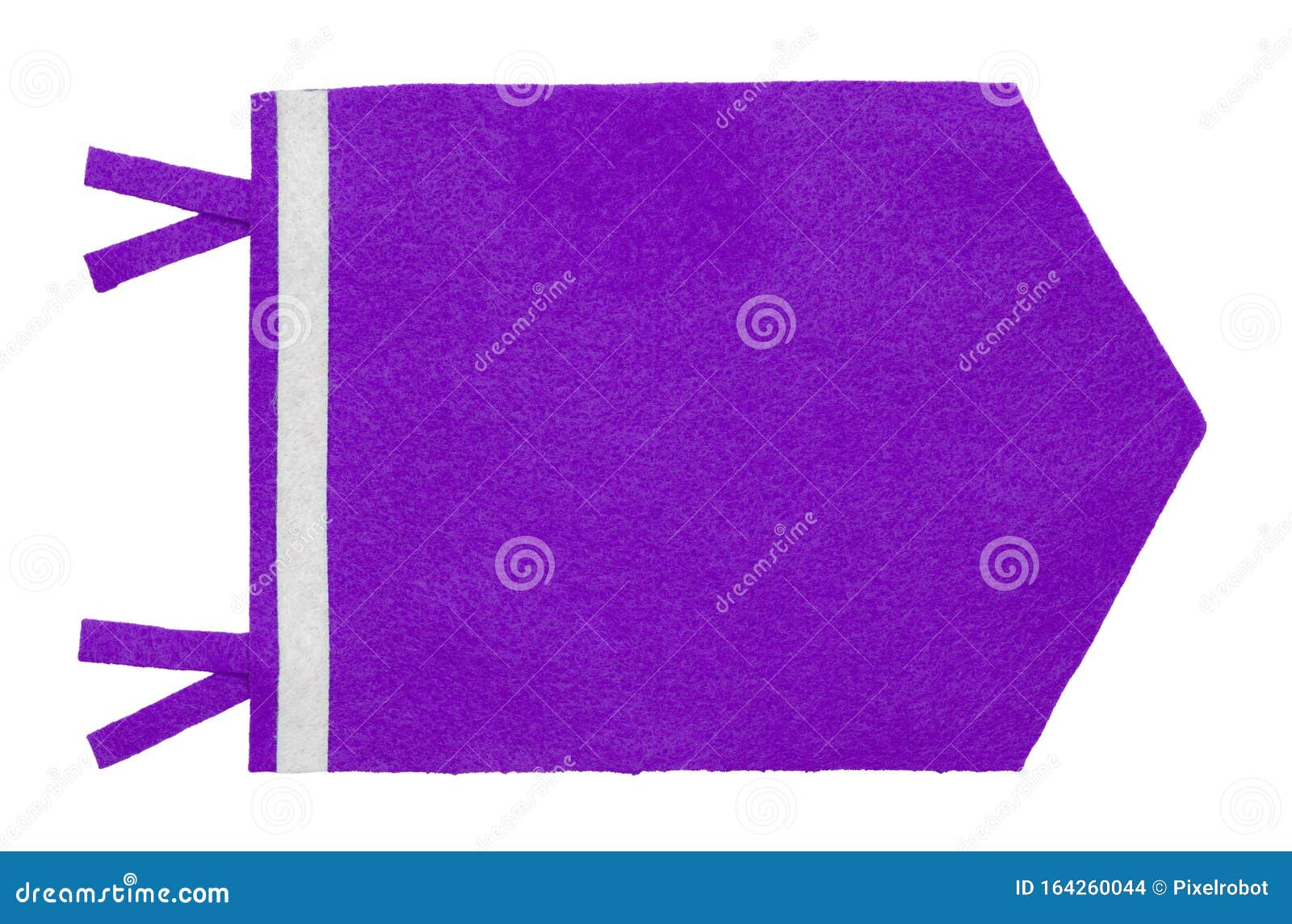 purple pennant flag