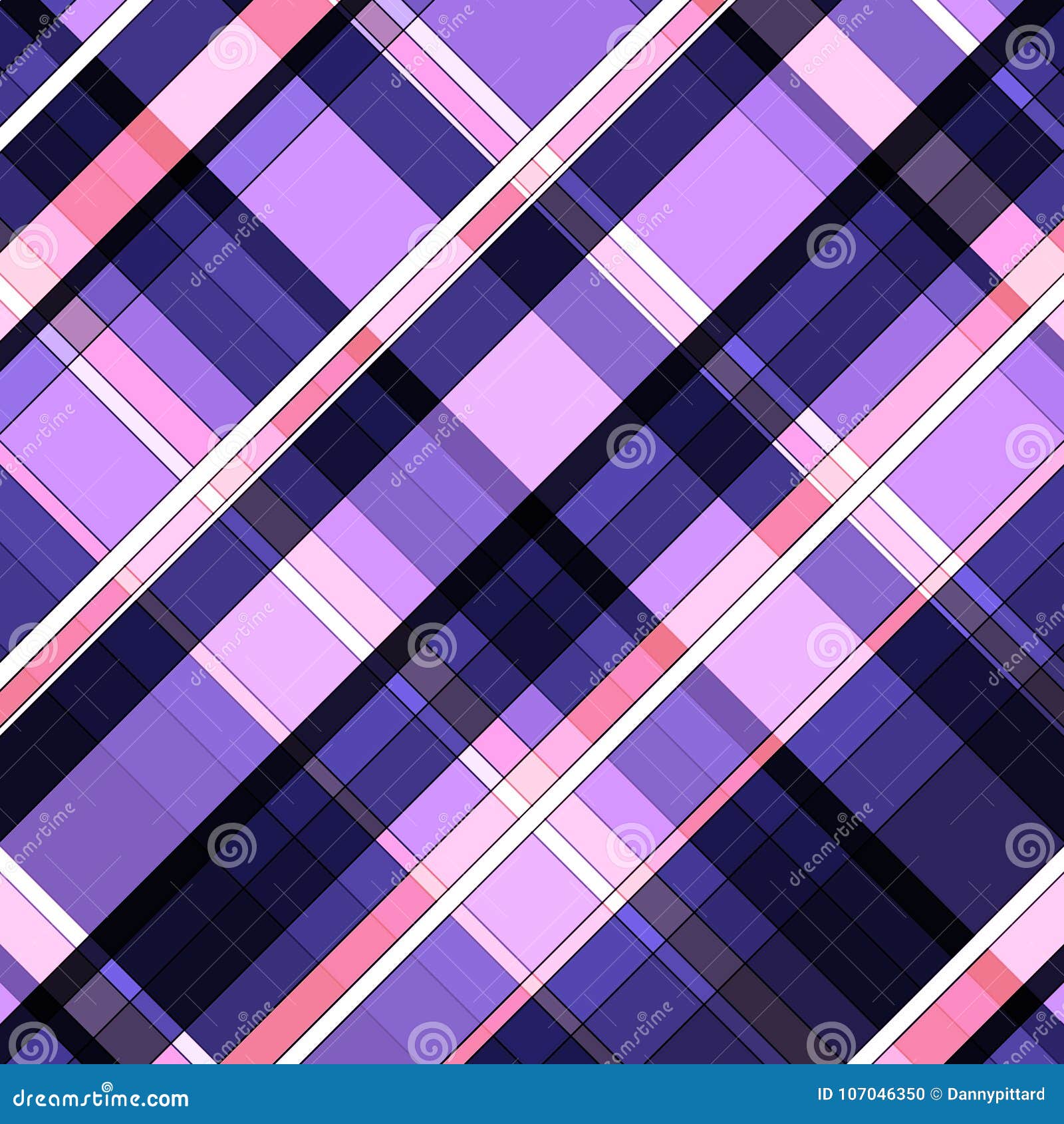 Purple Pink and Blue Diagonal Striped Patterns Background Stock