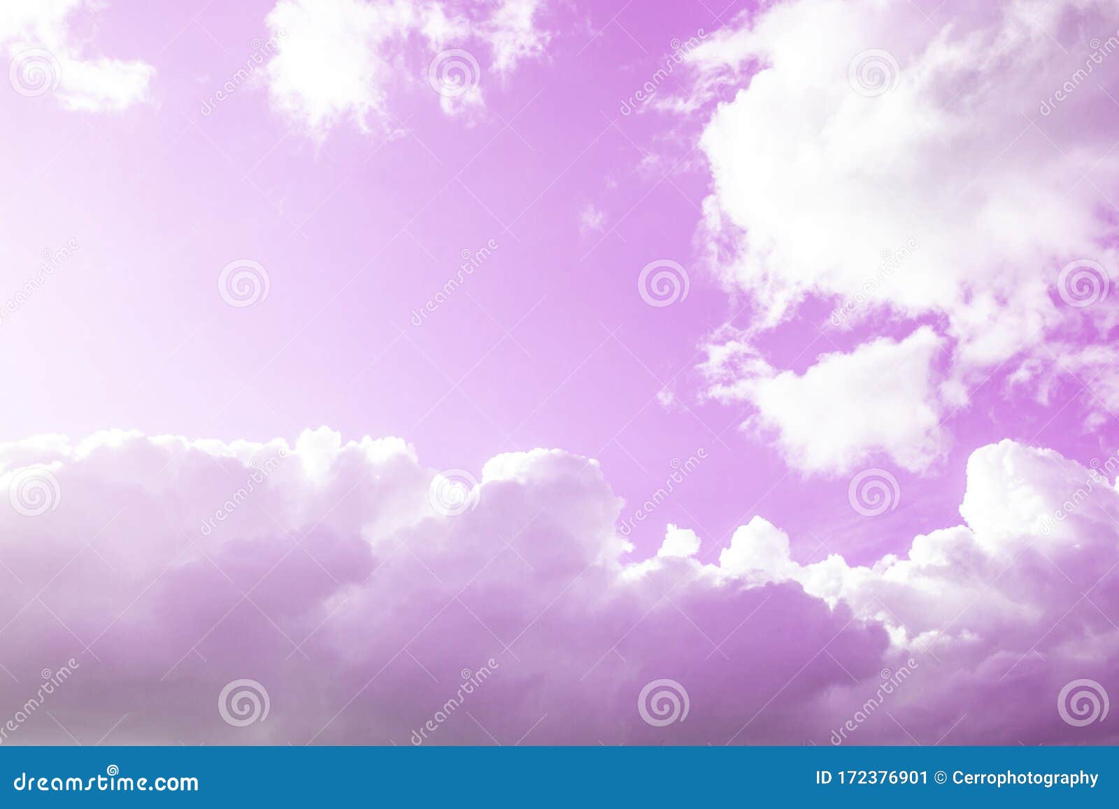 Purple and Pink Clouds and Sky, Soft Bright Background Stock Image ...