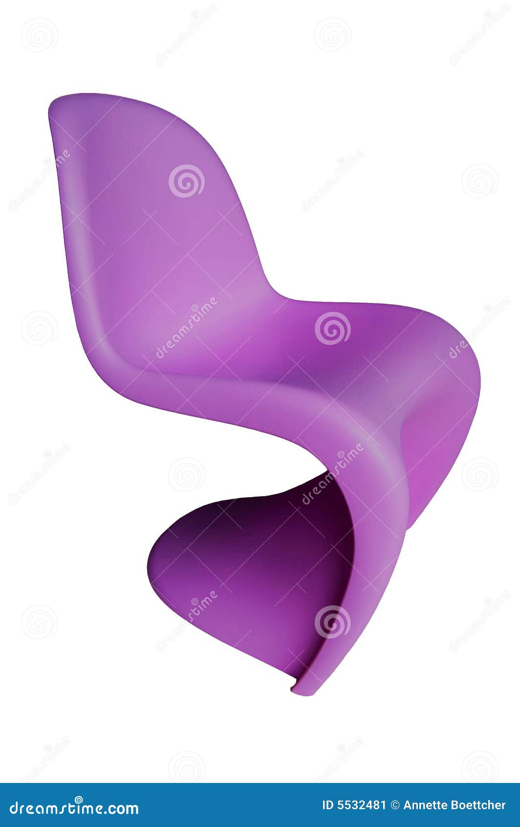 Purple Plastic Chair stock image. Image of play, colourful 5532481