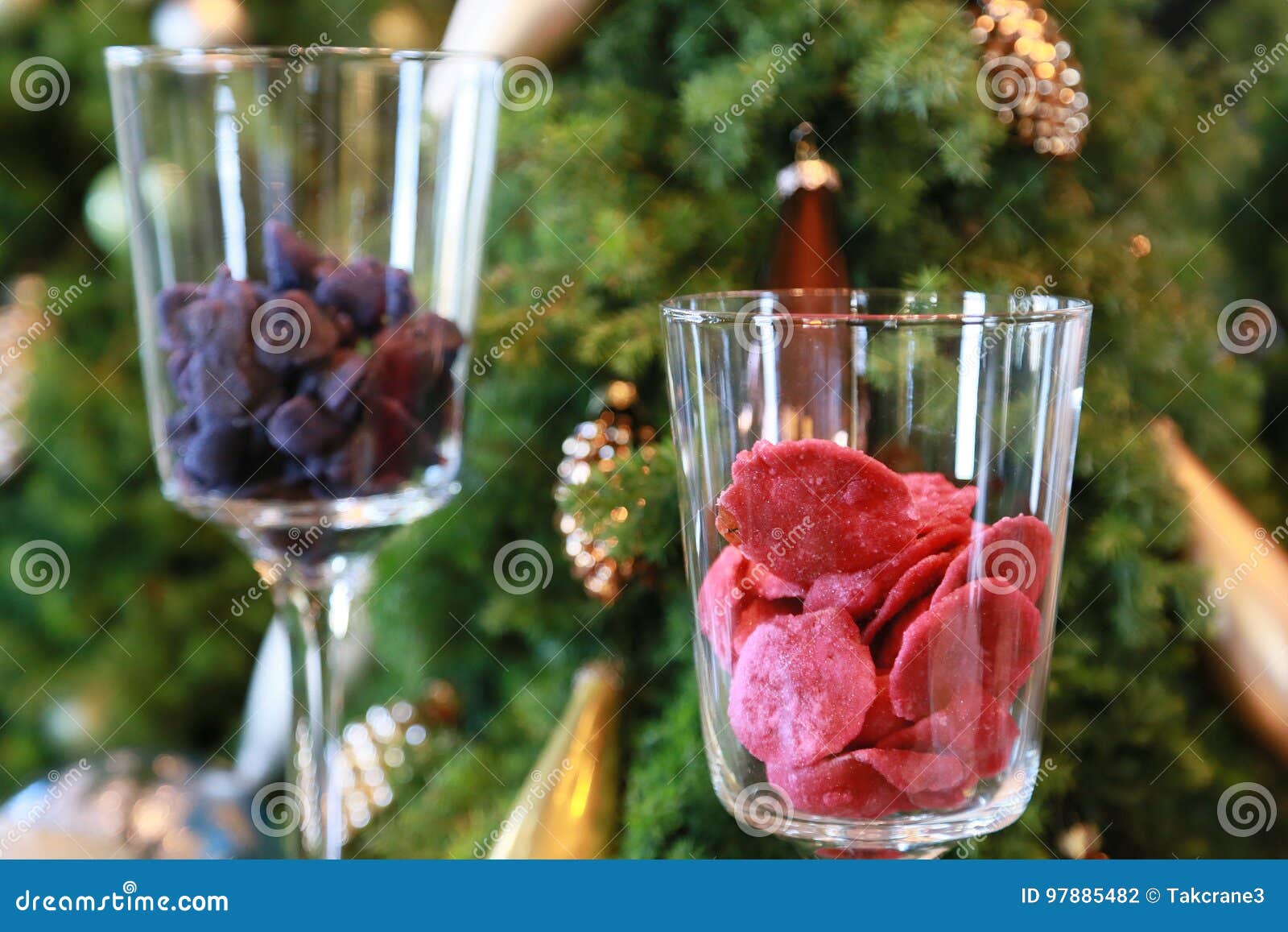 Purple and Red Sweets in the Cup Stock Photo Image of sweets, room