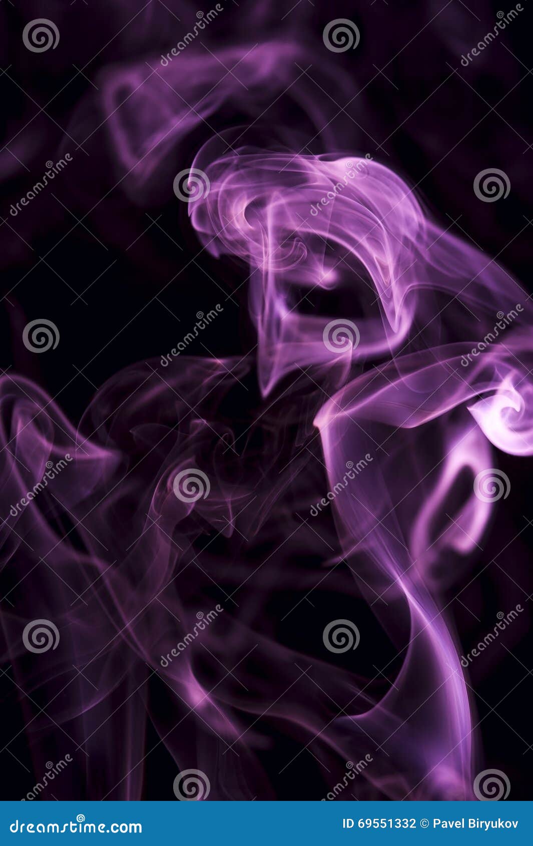 Abstract Black Background With Purple Steam Free Stock Photo and Image  198500398