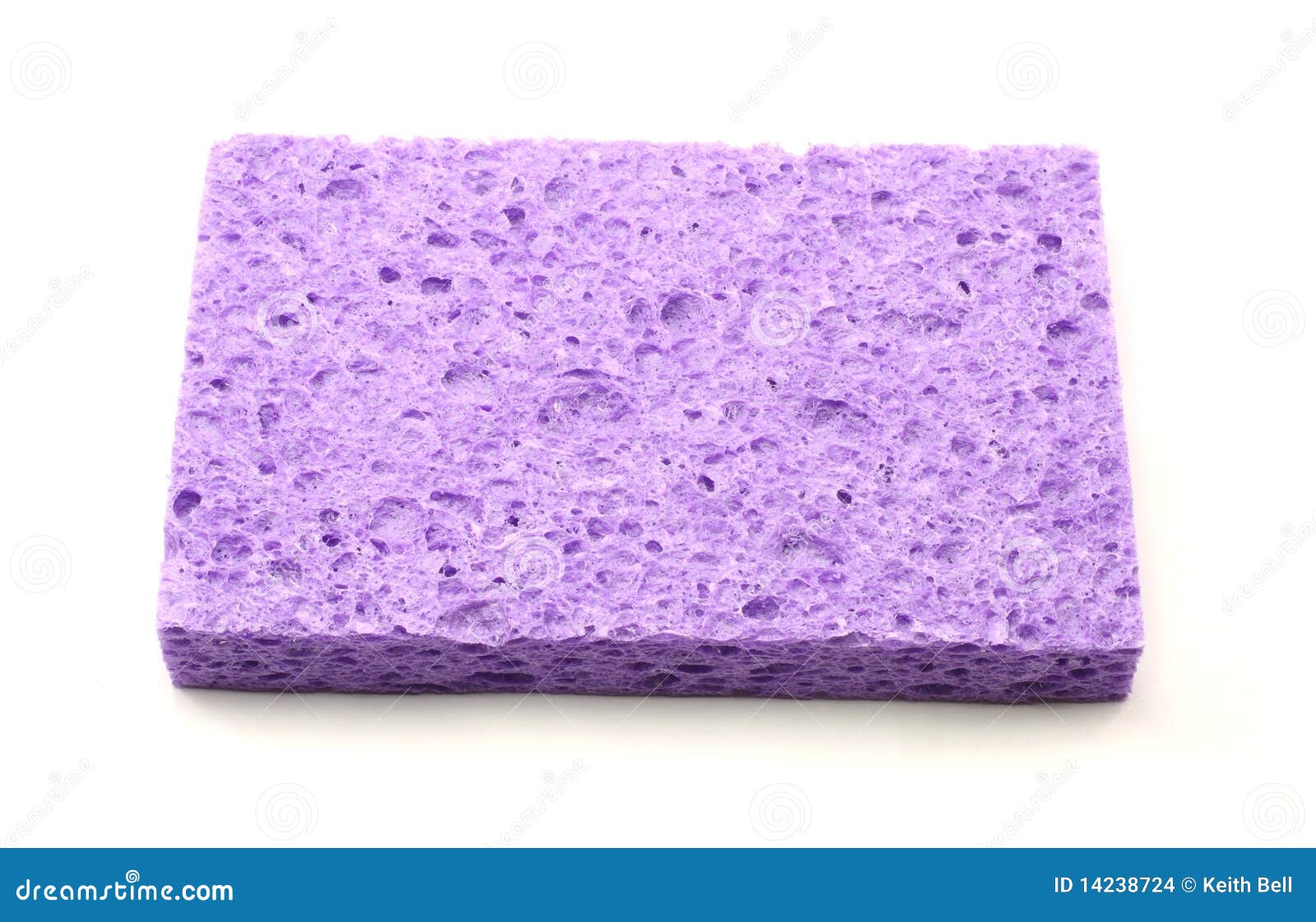 A Purple Square Sponge Stock Images Image 14238724