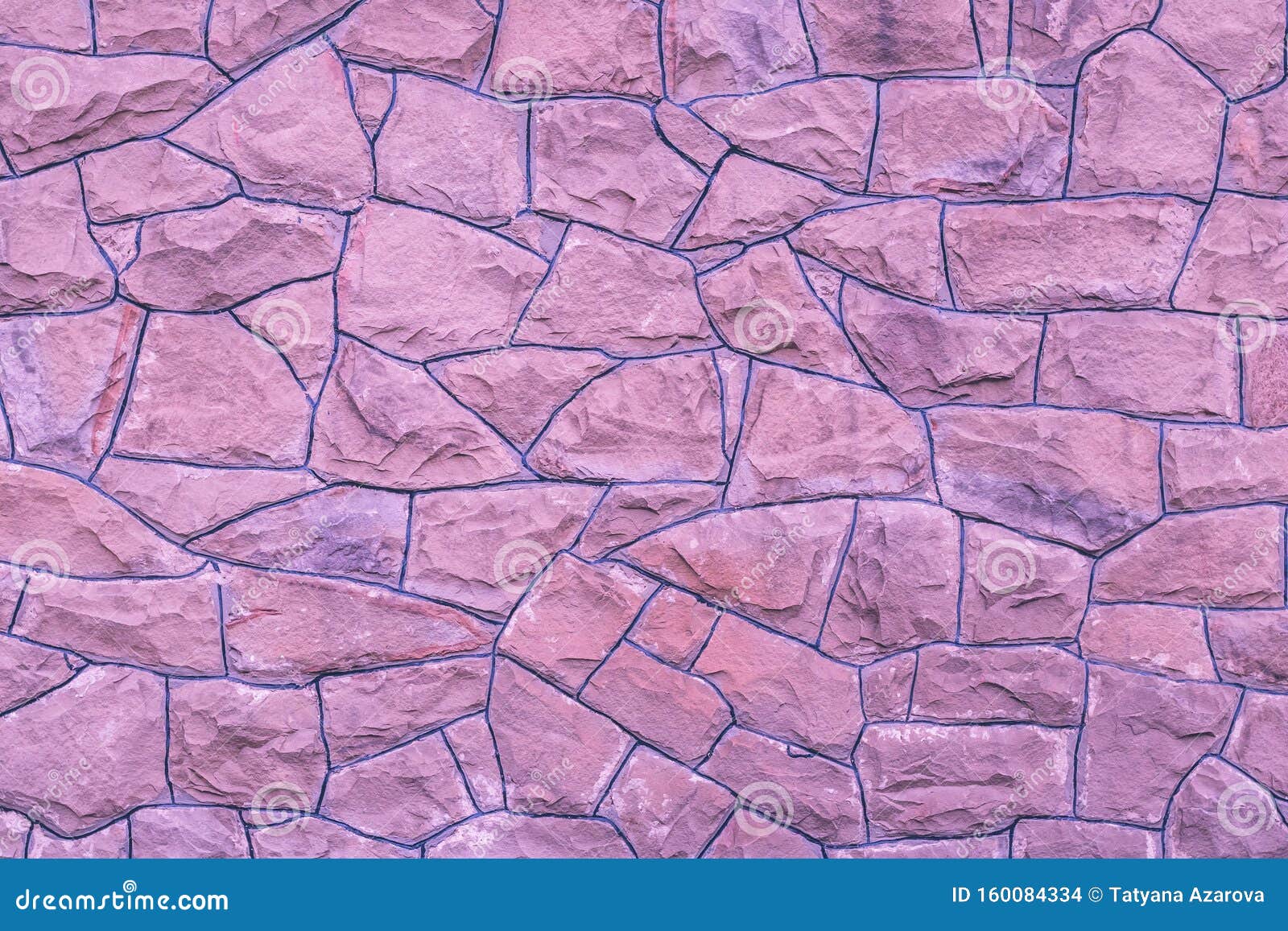 Purple Stone Wall Background Light Pink Texture Of Rocks Bricks