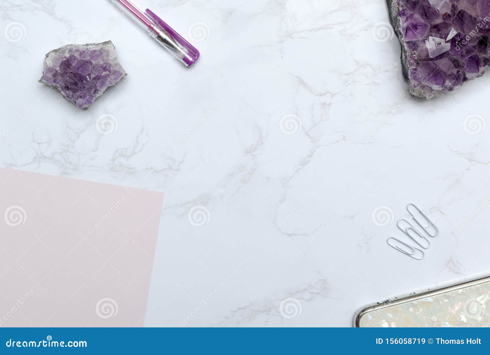 Purple Themed Stationary Set With Notebook And Pen On A Modern