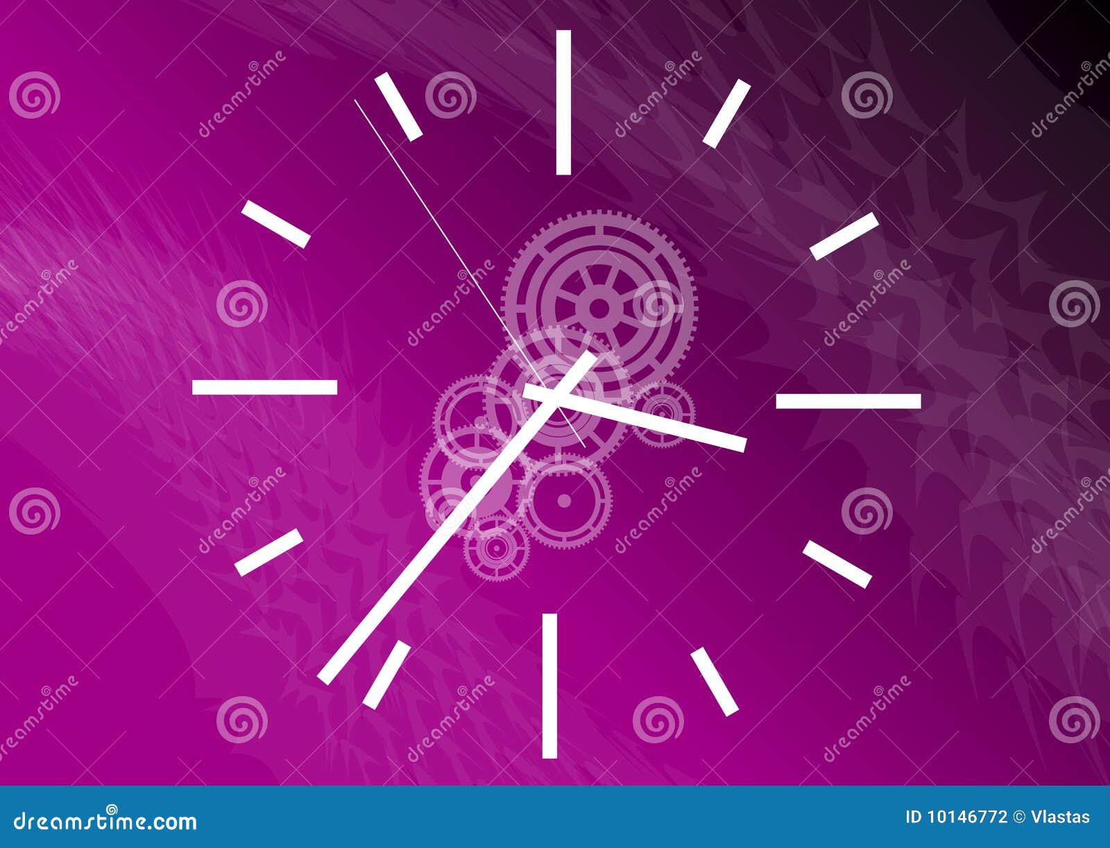 Purple time stock vector. Illustration of dial, machine 10146772