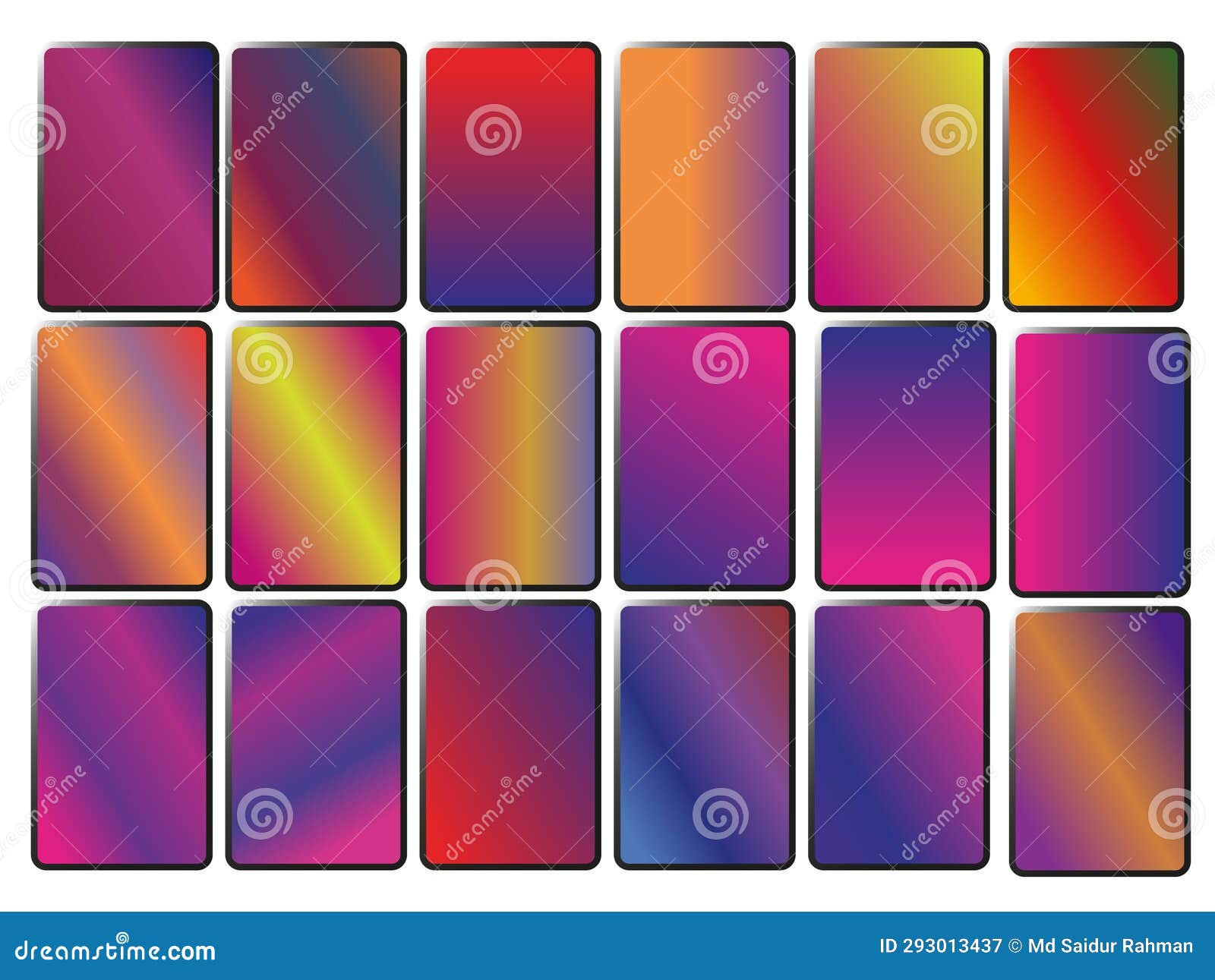 purple violet green blue red color gradient set color combination set, color swatches, pantone set, gradient color template, gradi