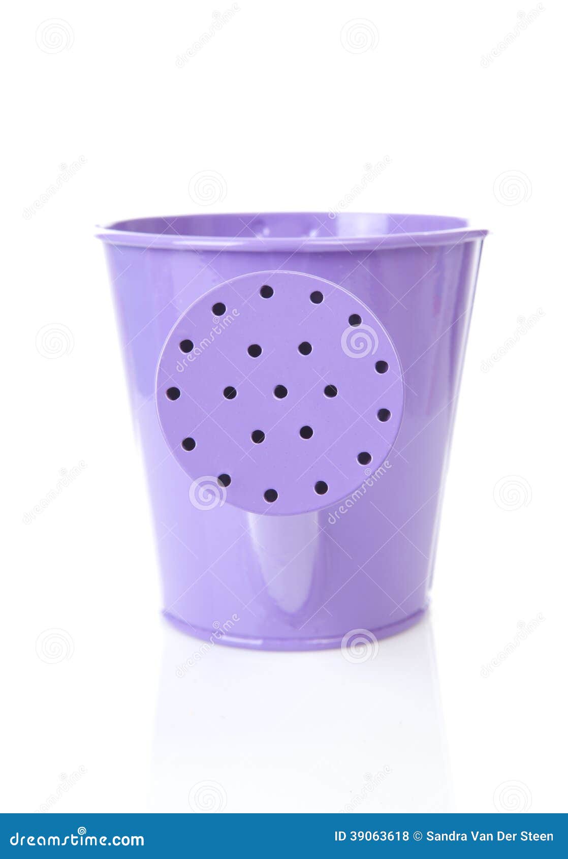 Purple watering can stock photo. Image of holes, iron 39063618