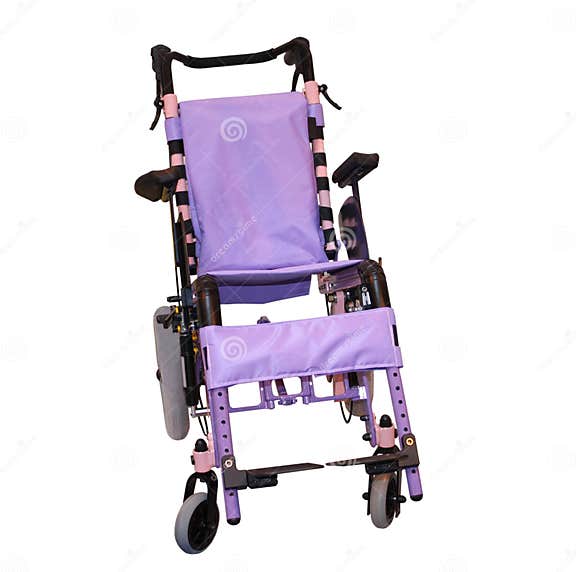 Purple Wheelchair stock photo. Image of transport, health 9855880