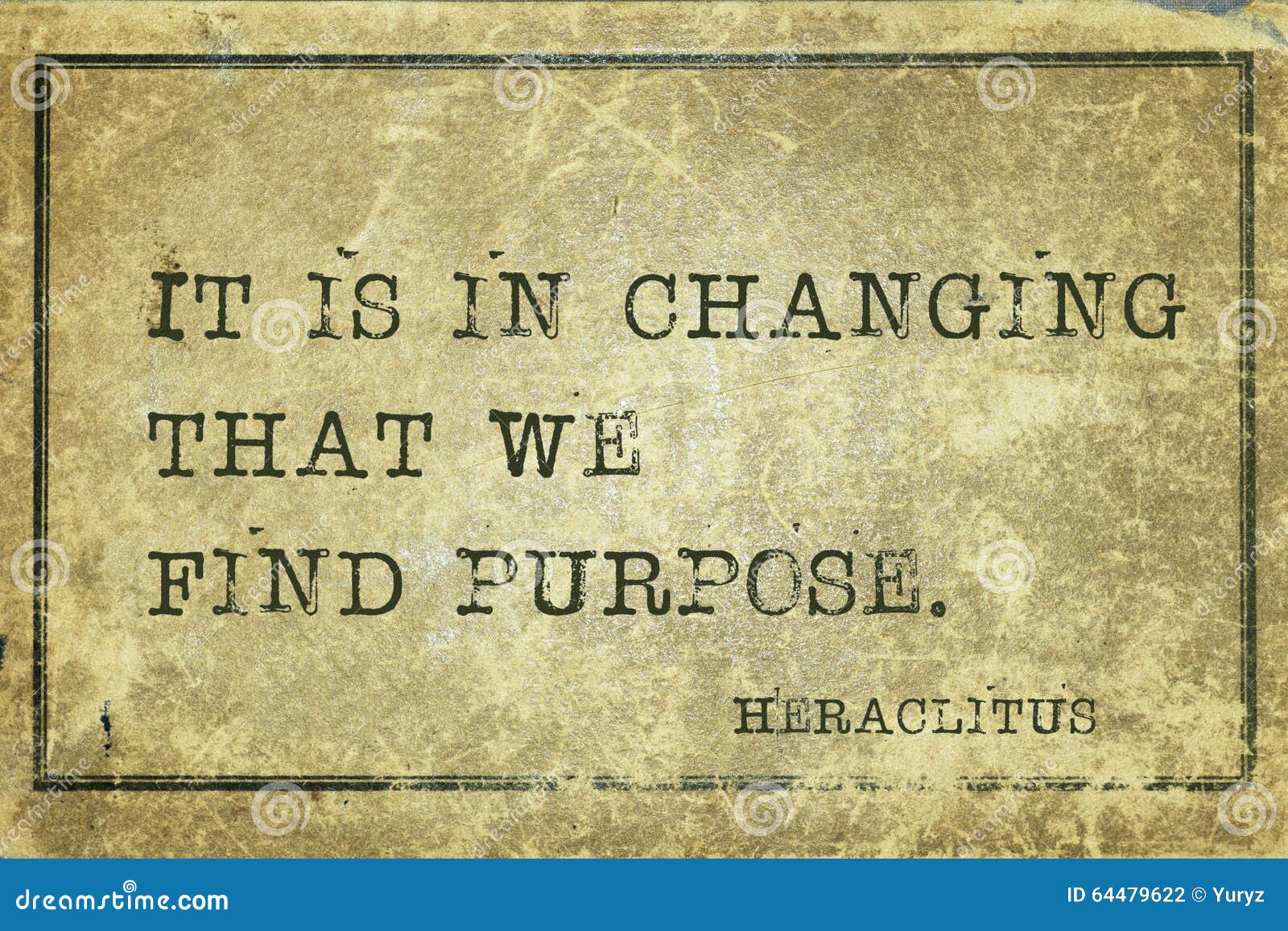purpose change heraclitus