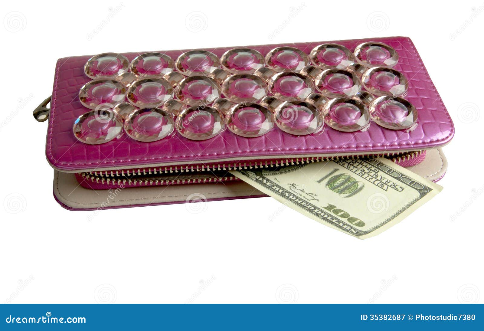 Purse with money stock image. Image of family, wheat 35382687