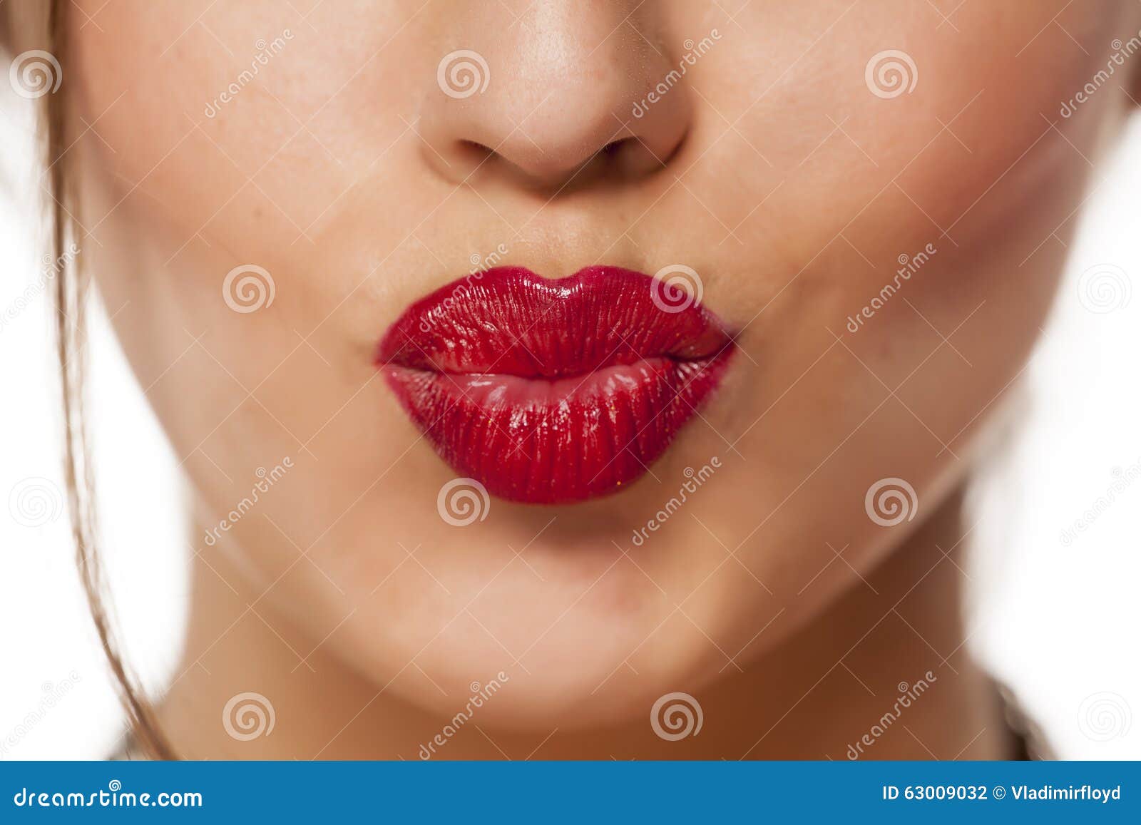 Pursed mouth stock photo. Image of model, purse, lipgloss 63009032