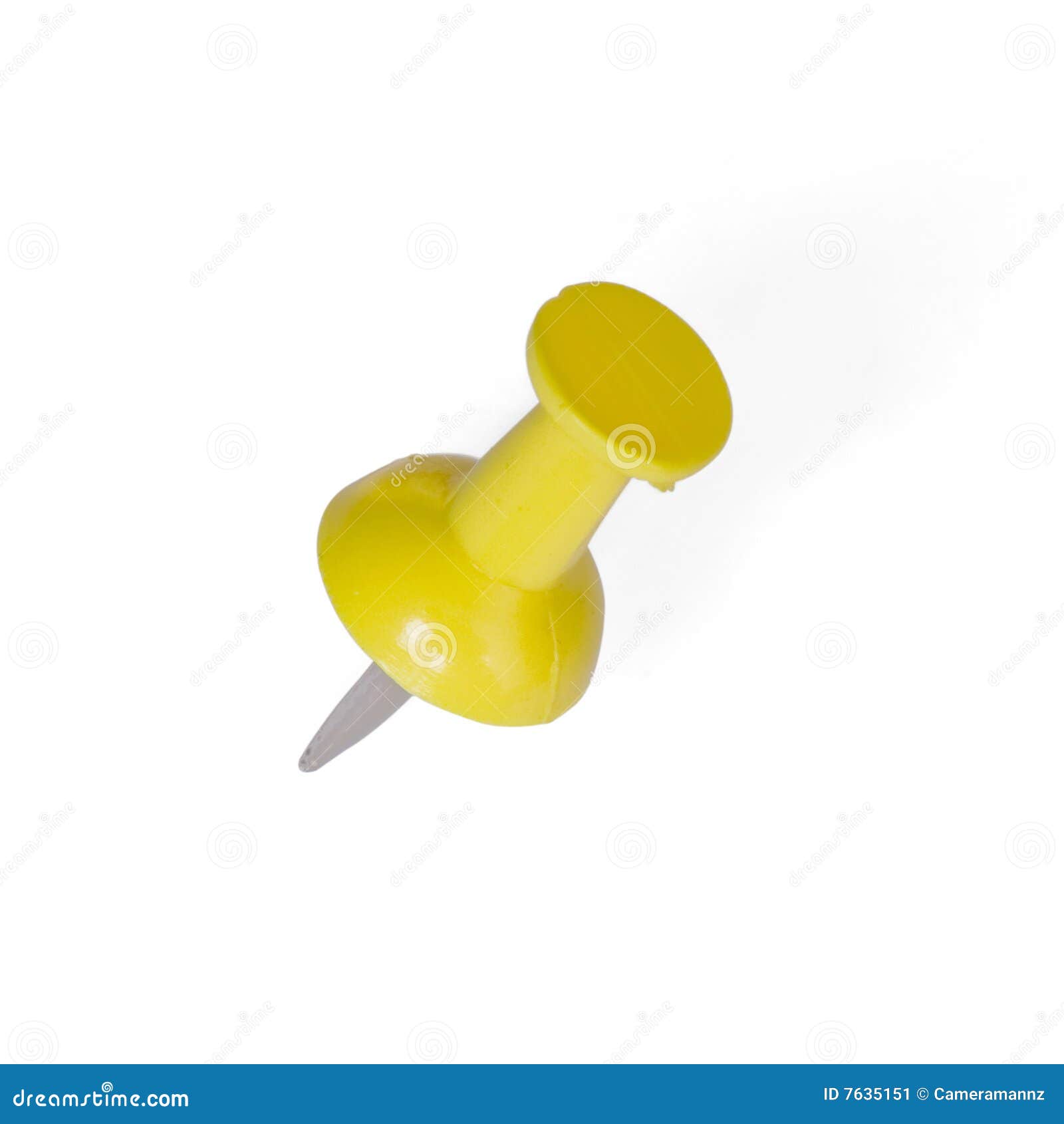 Push Pin stock image. Image of yellow, office, needle - 7635151