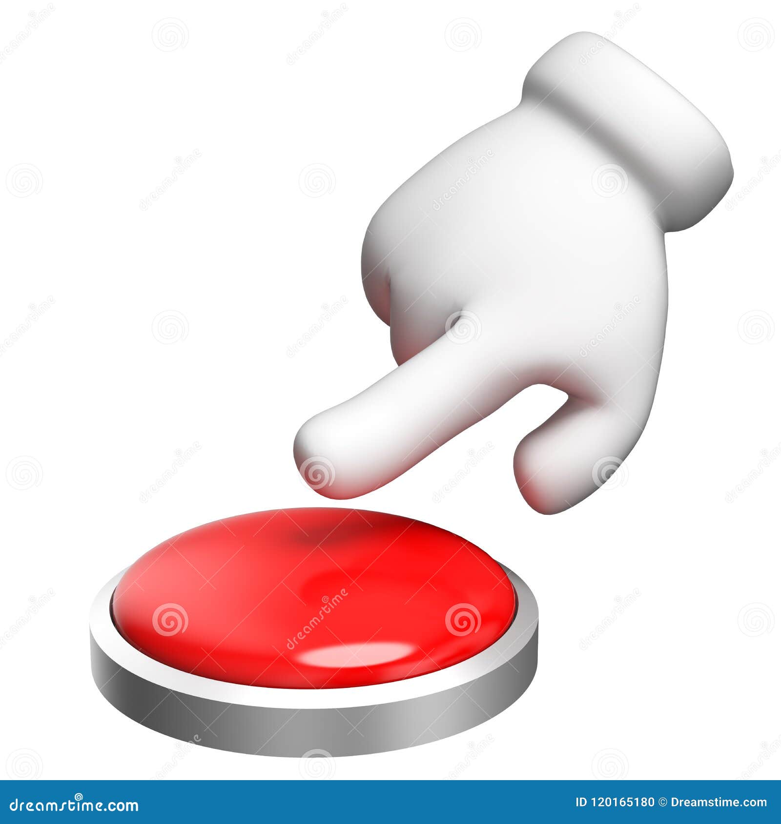 Push The Red Button 3d Rendering On White Background Stock Illustration Illustration Of Character Safety Push The Red Button 3d Rendering On White Background Stock Illustration Illustration Of Character Safety