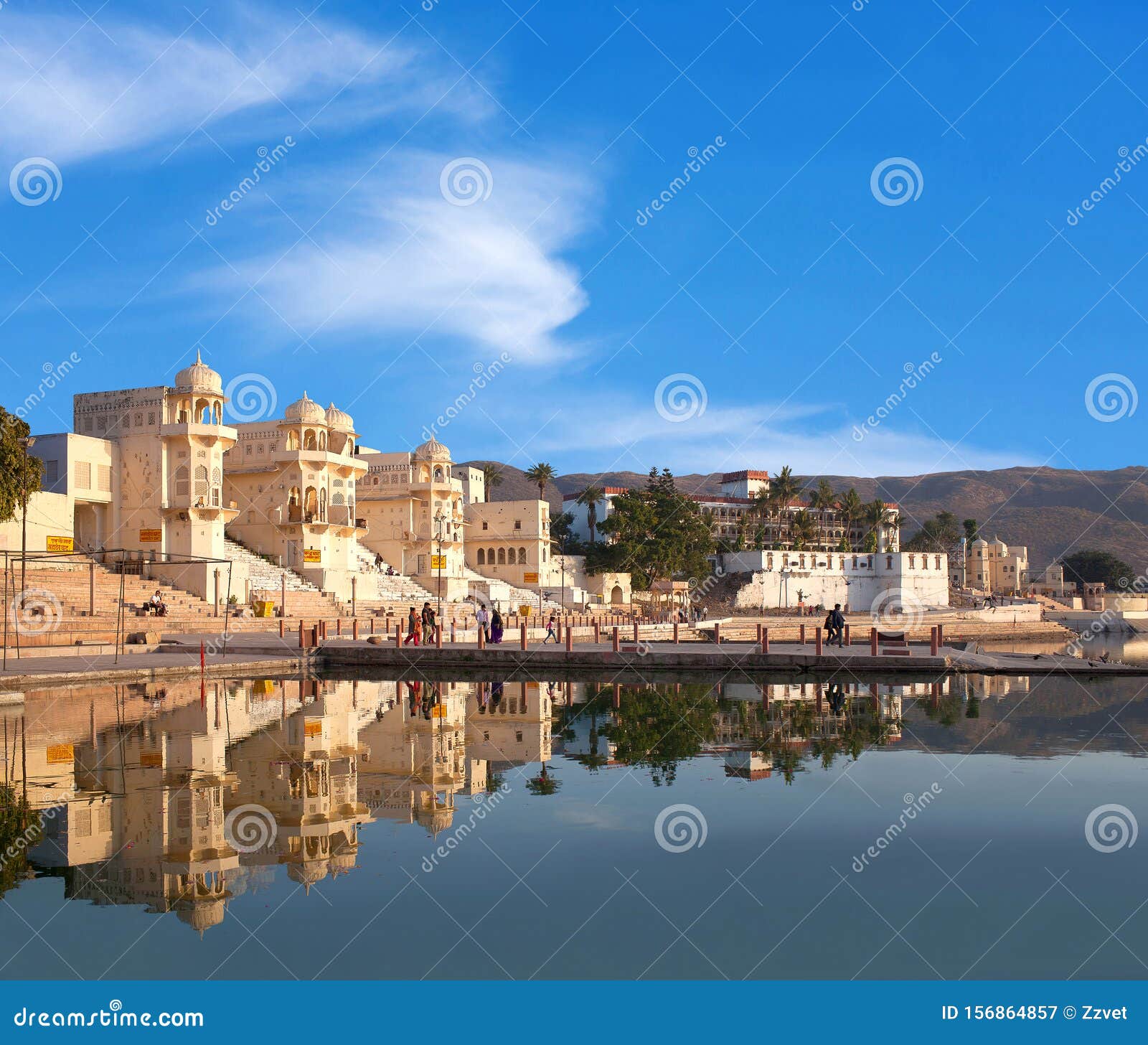 Panorama of Pushkar, Rajasthan, India. Stock Photo | Adobe Stock