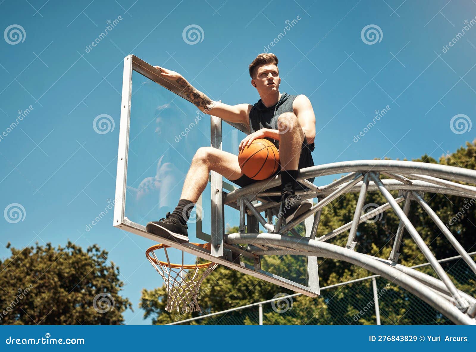 Put in the Effort To Make Your Dreams Come True. a Sporty Young Man