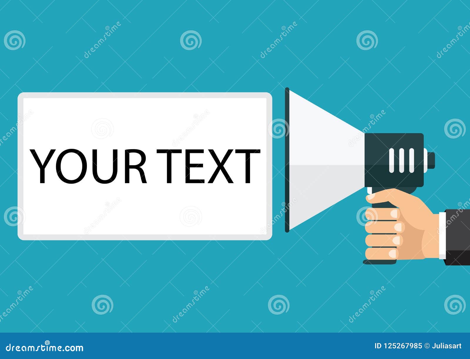 Download Put Your Own Text Here. Vector Illustration. Background ...