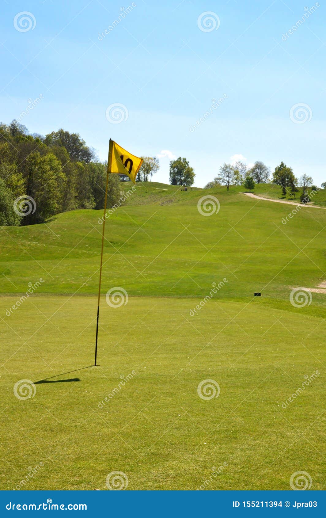 Putting Green in the Golf Course Stock Photo Image of outdoor, nature