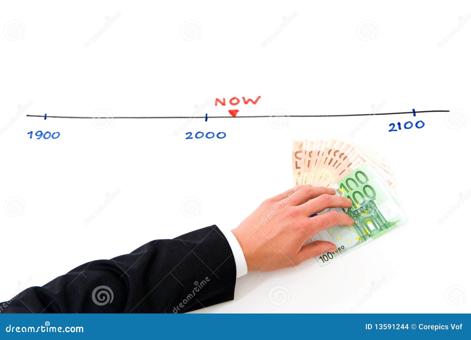 Putting Money Aside for the Future Stock Photo - Image of saving, 2100: ...
