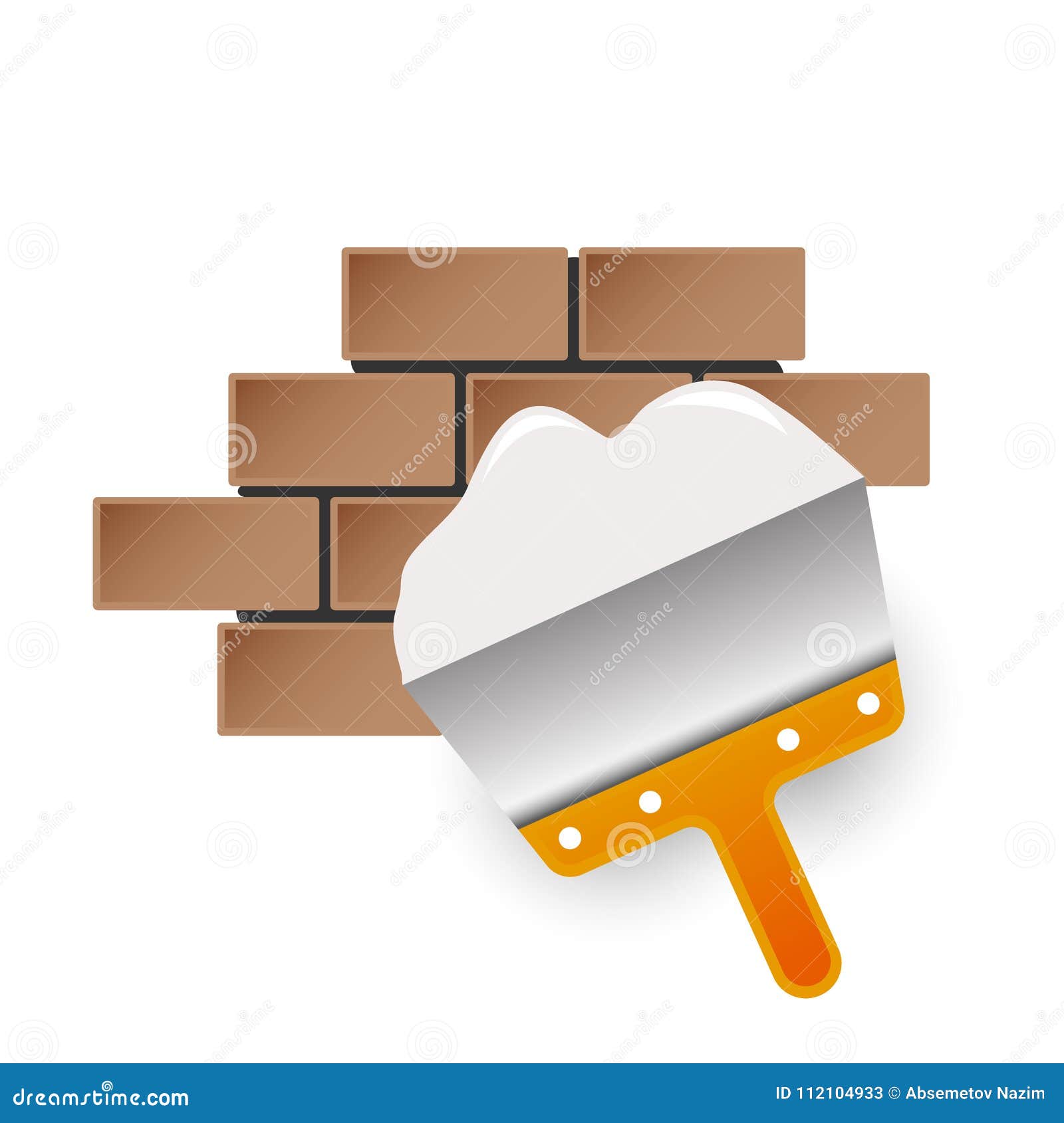 Putty Knife, Spatula Illustration, Drawing, Engraving, Ink, Line Art