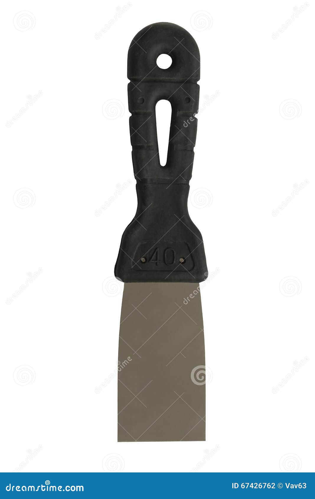 Putty knife stock photo. Image of implement, metal, lever 67426762