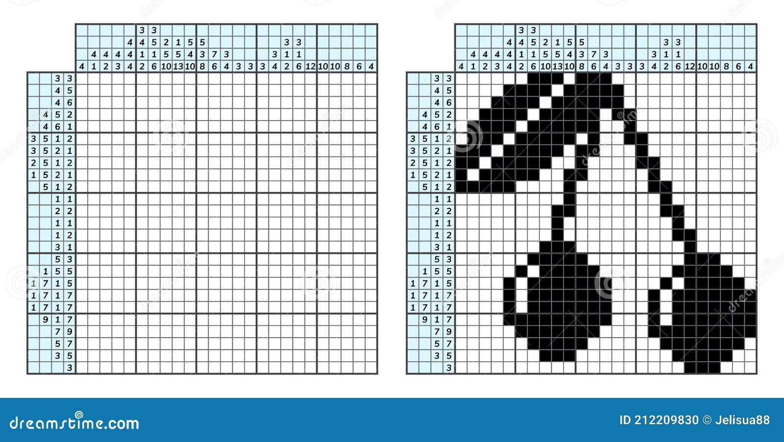 Puzzle De Palavras Cruzadas Japonês. Mosaico Matemático Adulto. Nonograma.  Jogo De Quebra-cabeças Lógico. Rebus Digital. Ilustraçã Ilustração do Vetor  - Ilustração de cartoon, completo: 212209773