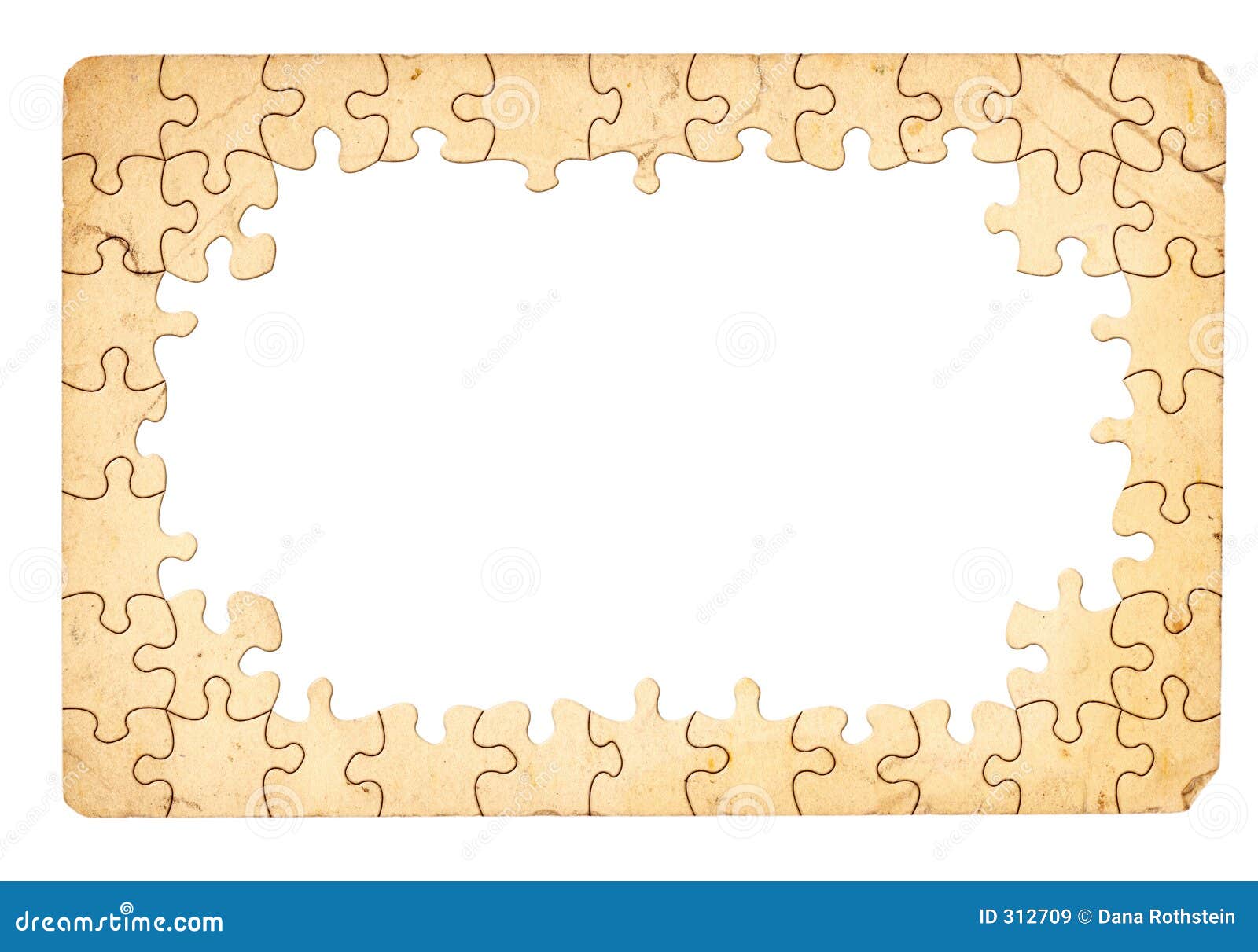 Puzzle Frame stock illustration. Illustration of game, frame 312709