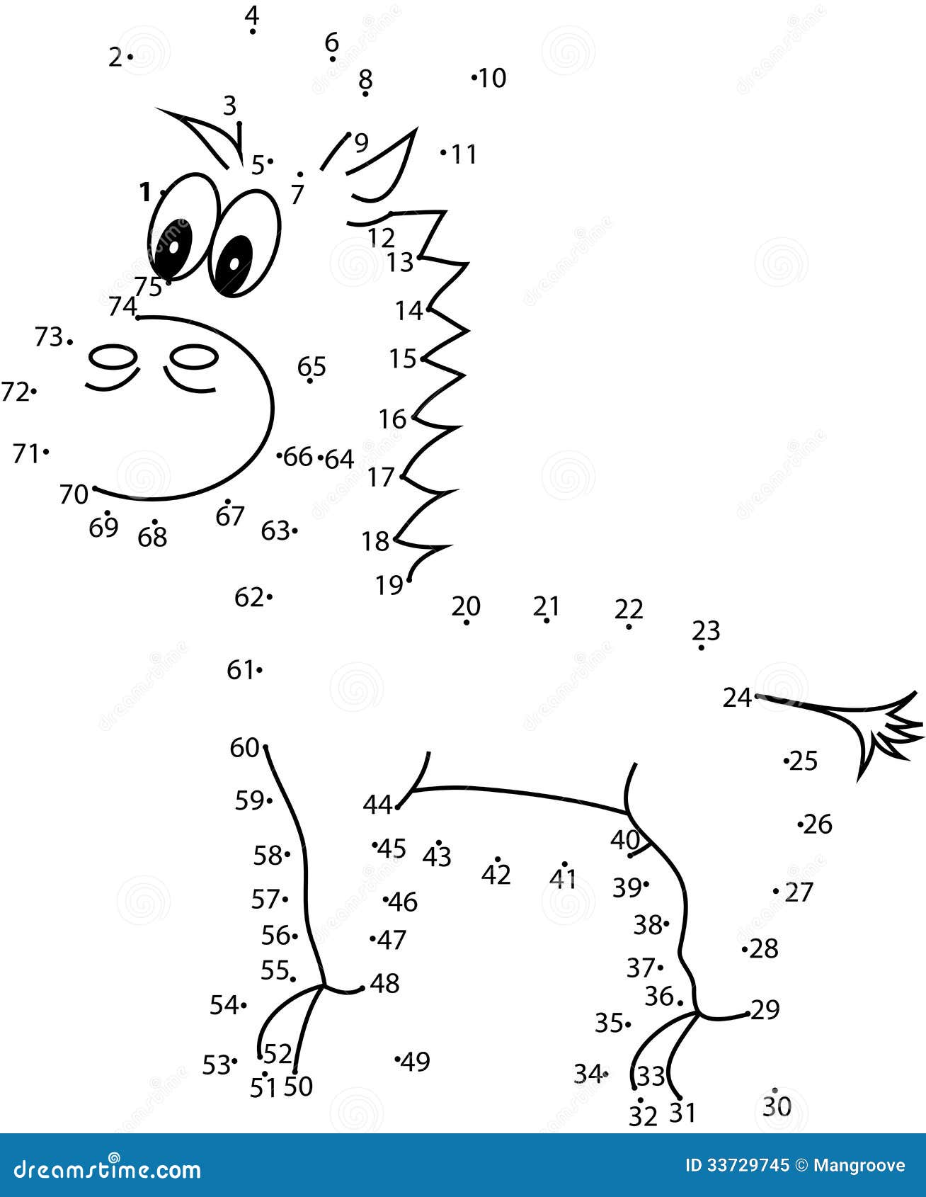 Puzzle Game For Kids : Donkey Royalty Free Stock Photo - Image: 33729745