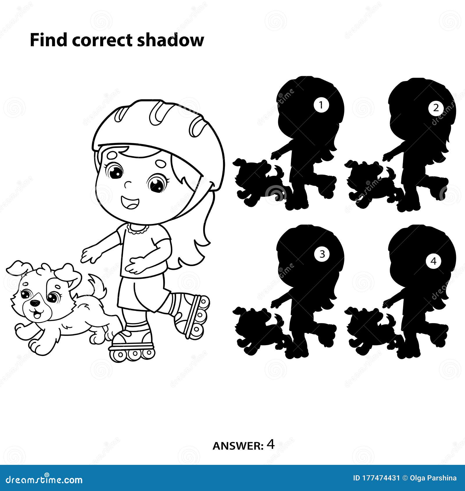 Coloring page - Shadow