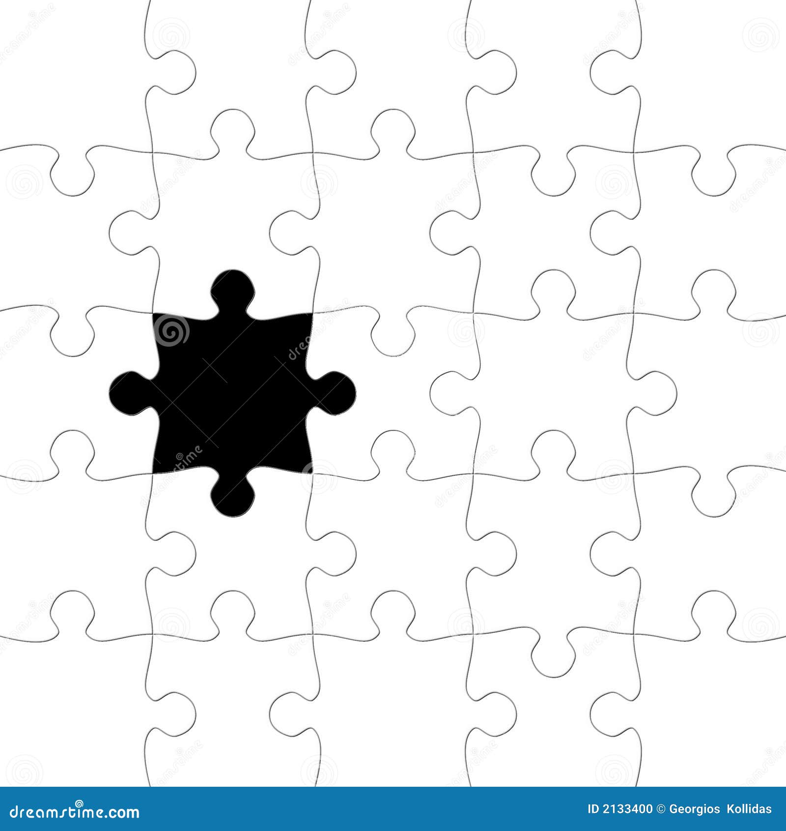 Puzzle With Missing Piece Stock Illustration Illustration Of Solve