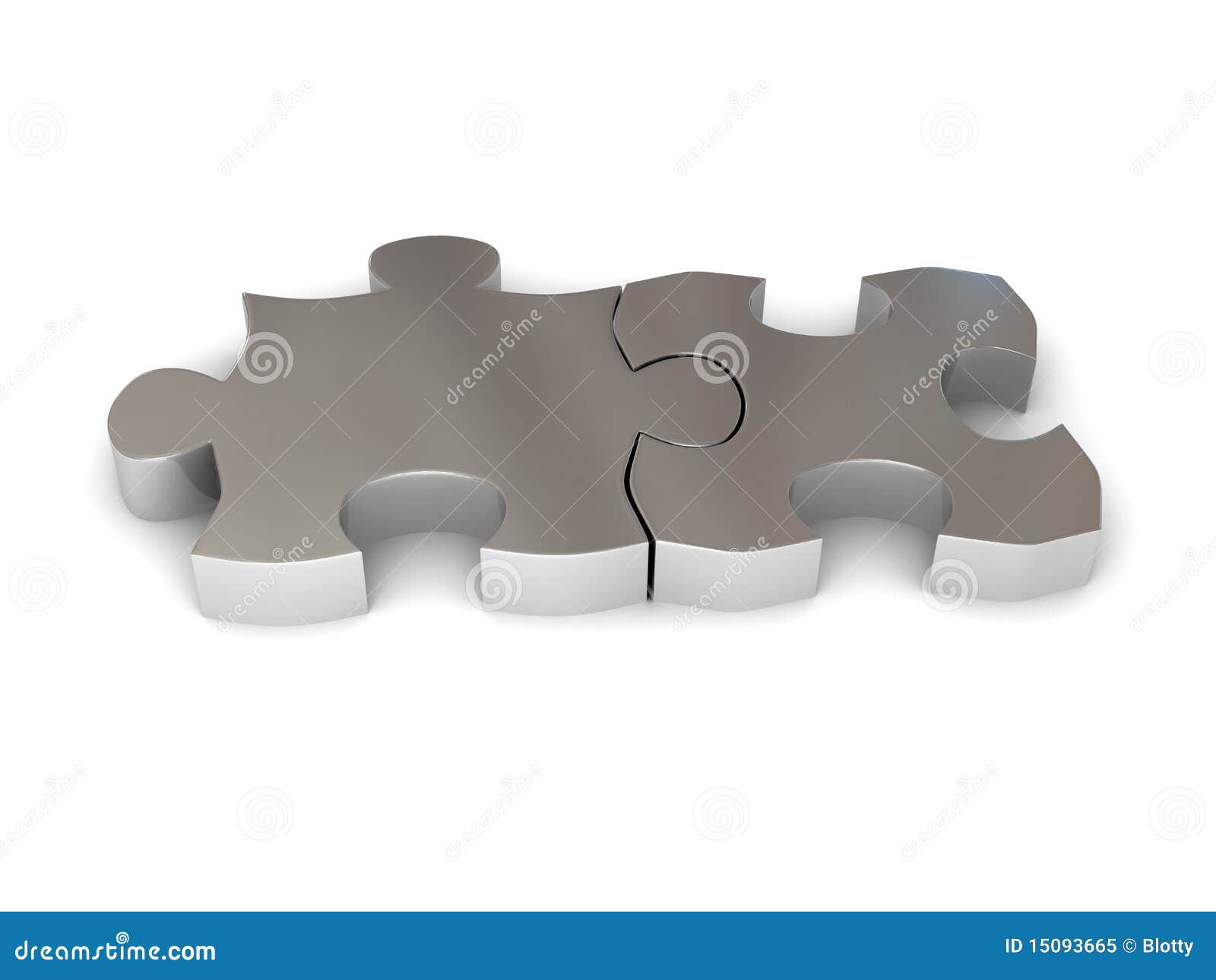 Puzzle over white stock illustration. Illustration of piece 15093665