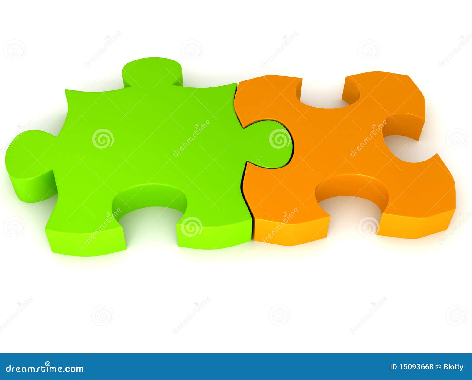 Puzzle over white stock illustration. Illustration of construction