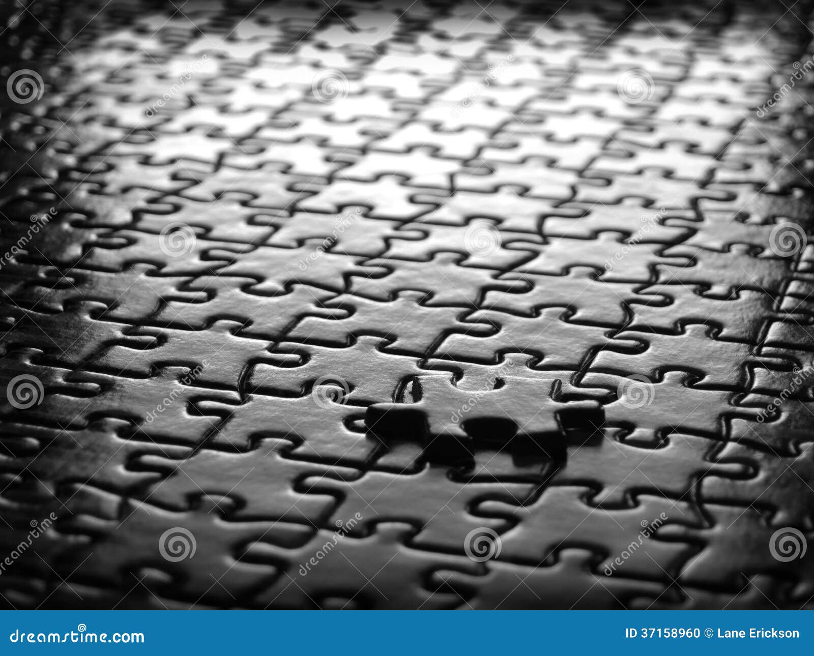 Puzzle Pieces Completed stock photo. Image of assemble - 37158960